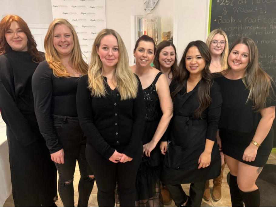 Tangles Hair Salon and Spa Raises Over $1,000 for Southlake Cancer Centre (November 2025) 